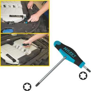 Hazet 829-T25 Torx Trekker 2Xt25 T-Håndtak