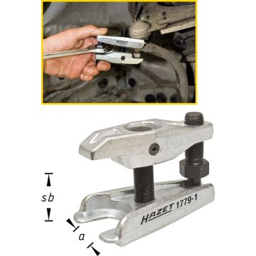 Hazet 1779-1 Kuleledd Avdrager Sb=65 D=23mm