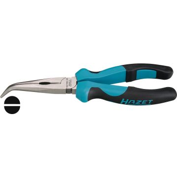 Hazet 1841Mb-33 Spiss/Nebbtang Polert 45'V.200