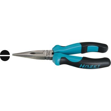 Hazet 1841Ma-22 Spiss/Nebbtang Polert L.165mm