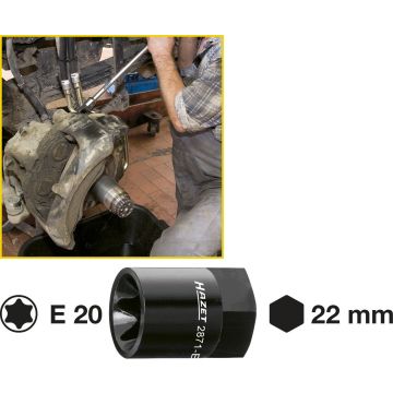 UTVENDIG TORXPIPEE20 M.6KANT