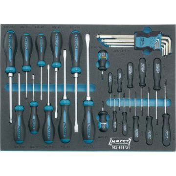 Hazet 163-141/31 Verktøysett Trekkere mm.3/3+Ms