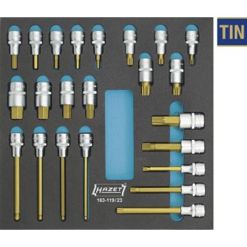 Hazet 163-119/23 Verktøysett Unbrako+Xzn Sis2/3