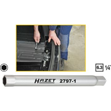 Hazet 2797-1 1/4 Spesialpipe 10mm L.160mm