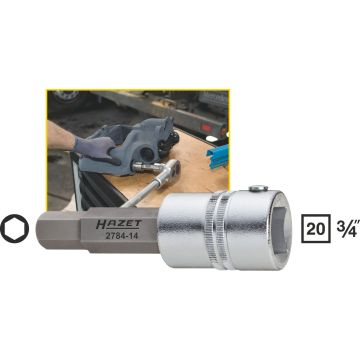 Hazet 2784-14 Spesialpipe Calliper 14mm Unb.