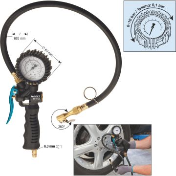 Hazet 9041-2 Luftfyller Kalibrerbar