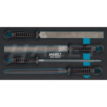 Hazet 163-426/4 Verktøysett 4 Filer Ms 1/3Ileg