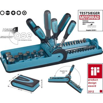 Hazet 856-1 1/4 Pipesett Smartcase 38Dele