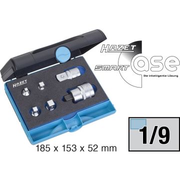 Hazet 958N/6 Overganger 6Stk I Smartcase1/9
