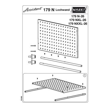 Hazet 179 N-26 Bakvegg M.4Kant Hull For 179N