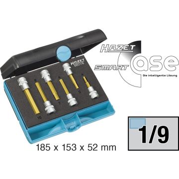 Hazet 8801/6 3/8 Unbrakopiper I Smartcase