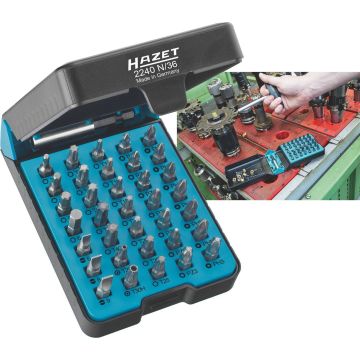 Hazet 2240N/36 Bitssett 6,3 36Stk. M.Holder