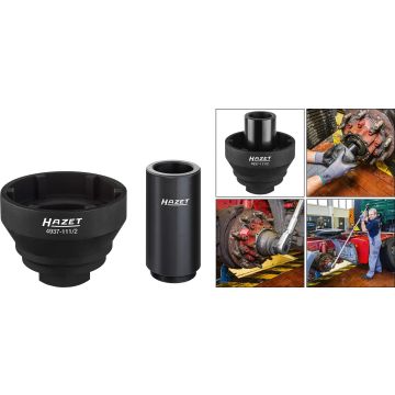 Hazet 4937-111/2 Bakaksel Pipesett Man 1+60mm