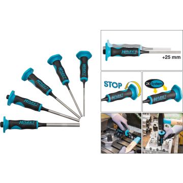 Hazet 751 Lhs/5 Dorsett 5 Lange M.Beskyttelse