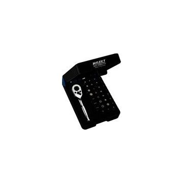 Hazet 863Mbit/33 Bits Sett Kort Skralle