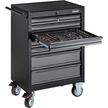 Vigor V2379N Verktøyskap Black Edition, 172 deler