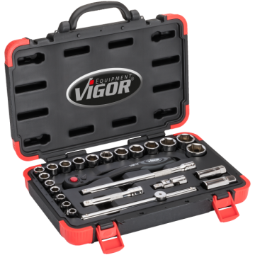 Vigor V2460N 1/2 Pipesett 25 Deler Koffer
