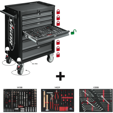 Vigor V4219 Verktøyvogn V1000 M.262 Deler