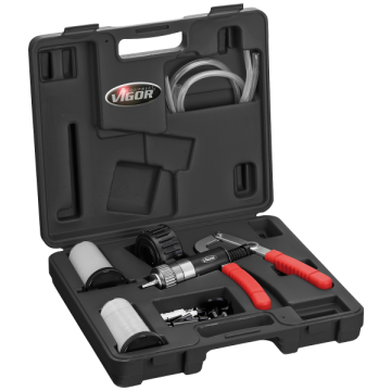 Vigor V4325 Vakum Og Trykktestesett 28Dlr