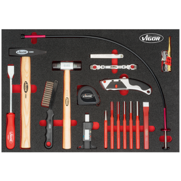 Vigor V4511 Verktøysett 37D 3/3+Ms.