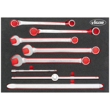 Vigor V4584 Verktøysett 8 Deler 3/3+Ms