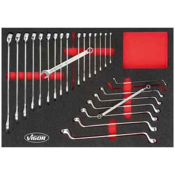 Vigor V4590 Ring/Kombi,Nøkkelsett 3/3+Ms