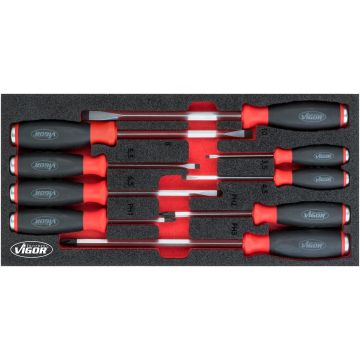Vigor V5068 Slagskrutrekkersett 9St.1/3+Ms