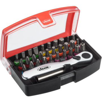 Vigor V5502 Bits Boks 6,3mm-1/432D.M/Skr