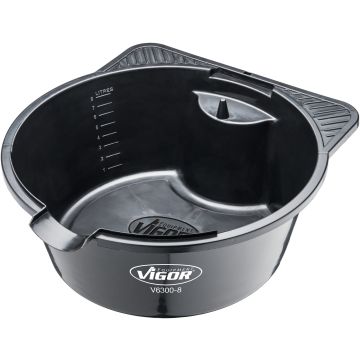 Vigor V6300-8 Oljetrau 8 L. H.145mm Ø=370mm