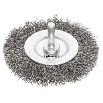 Vigor V6803-75 Børste75mm Flat, 6mm Tange