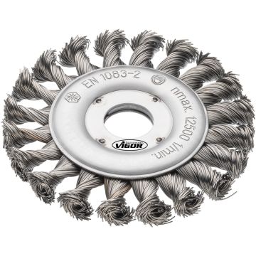 Vigor V6804 Børste F.Vinkelsliper Flat Ø=1