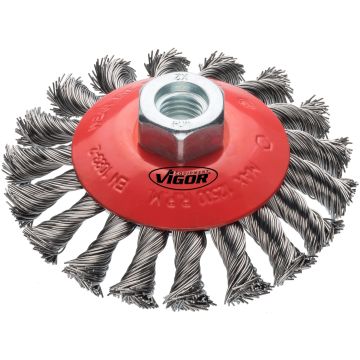 Vigor V6805 Børste F.Vinkelsliper Skrå Ø=1