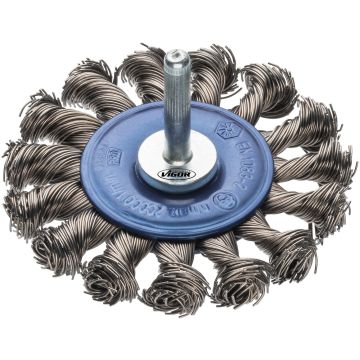 Vigor V6806 Tvunnet Ståltråd Børste Ø=75mm