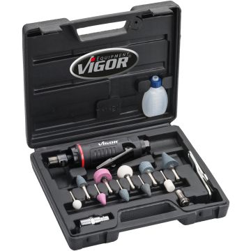 Vigor V6906 Mini Rettslipersett 15 Deler