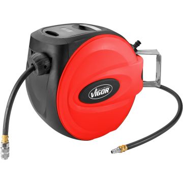 Vigor V7143-10 slangetrommel 3/8" 15m+1m