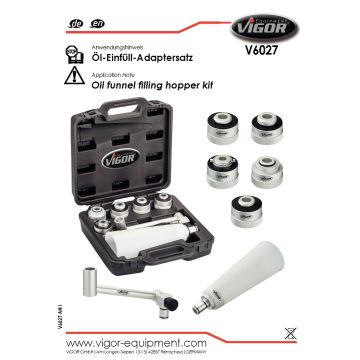 Vigor V6027 Traktsett M.Adaptere Oljefylli