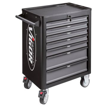 Vigor V1901 Verktøyvogn V1000,  7 Skuffer