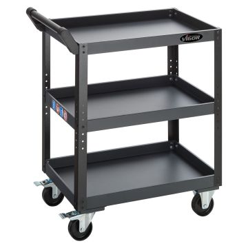 Vigor V4758 Opplagsvogn 84x76x44cm, 3 hyller