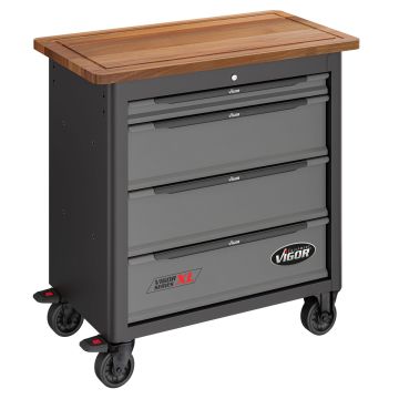 Vigor V4814 Verktøyvogn 1000XL, 4 skuffer