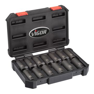 Vigor V5550L 1/2" Kraftpipesett Lange, 13 deler