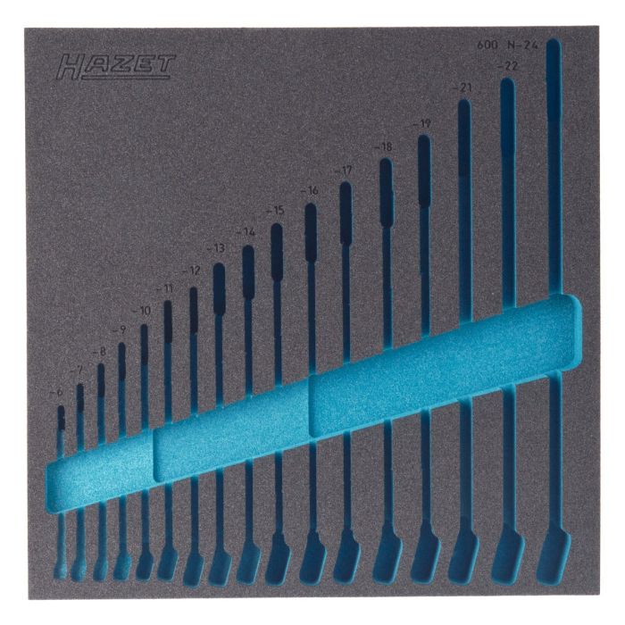 Hazet 163-98 L Innlegg kombinasjonsnøkler, tomt