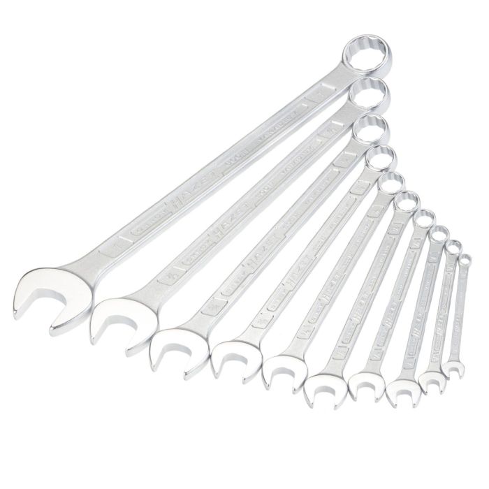 Hazet 600Na/10 Kombinasjonsnøkkelsett Tommer, 10 deler