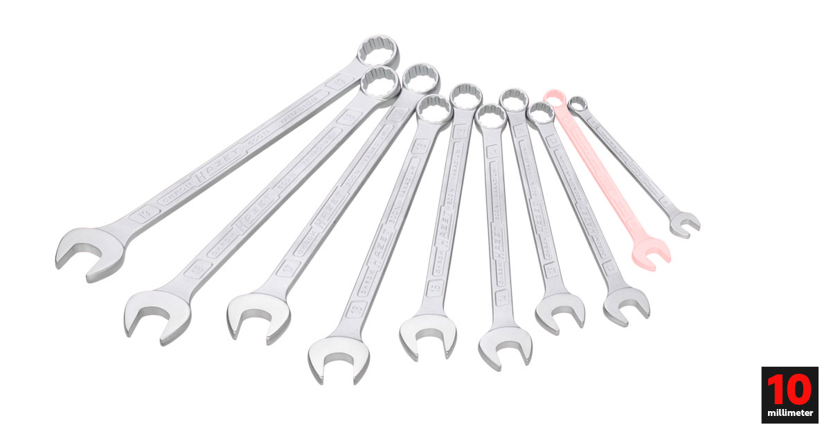 10mm hazet fastnøkkel